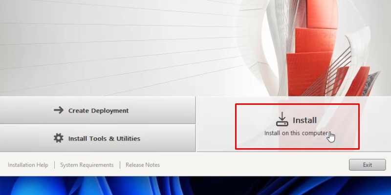 Chọn Install