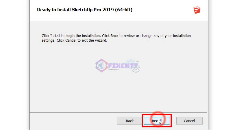 Chọn Install