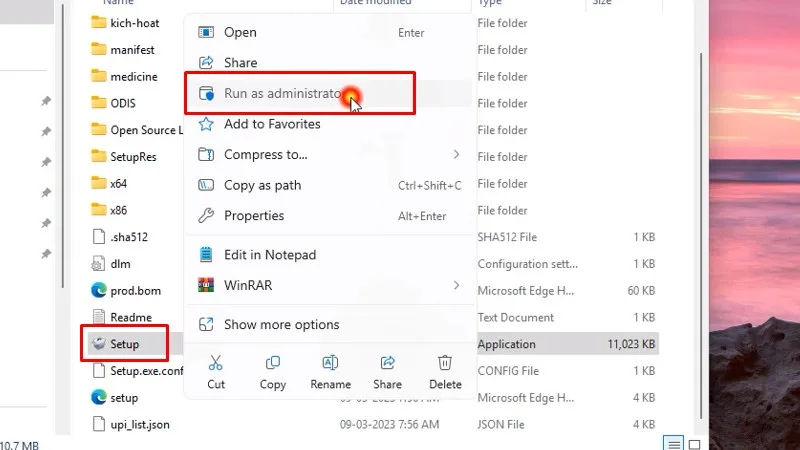 Revit 2024: Cài đặt và kích hoạt đơn giản 12 Chạy file Setup bằng quyền Admin