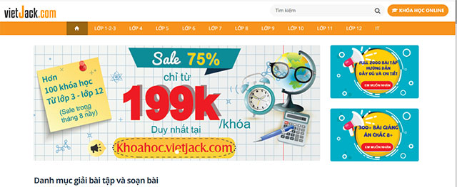 VietJack – Nền tảng học trực tuyến hàng đầu